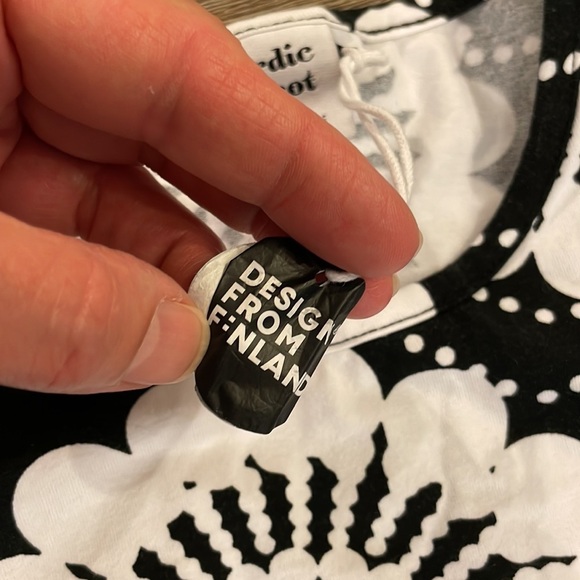 Nordic Tricot by Ivana Helsinki Floral Print Women's Tunic Dress  Small - Picture 3 of 7